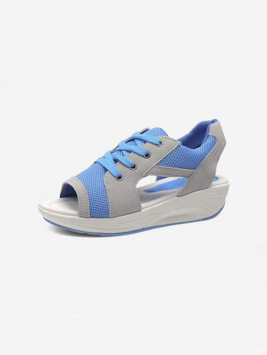 Jada | Women’s Open Toe Platform Summer Slip On Shoes