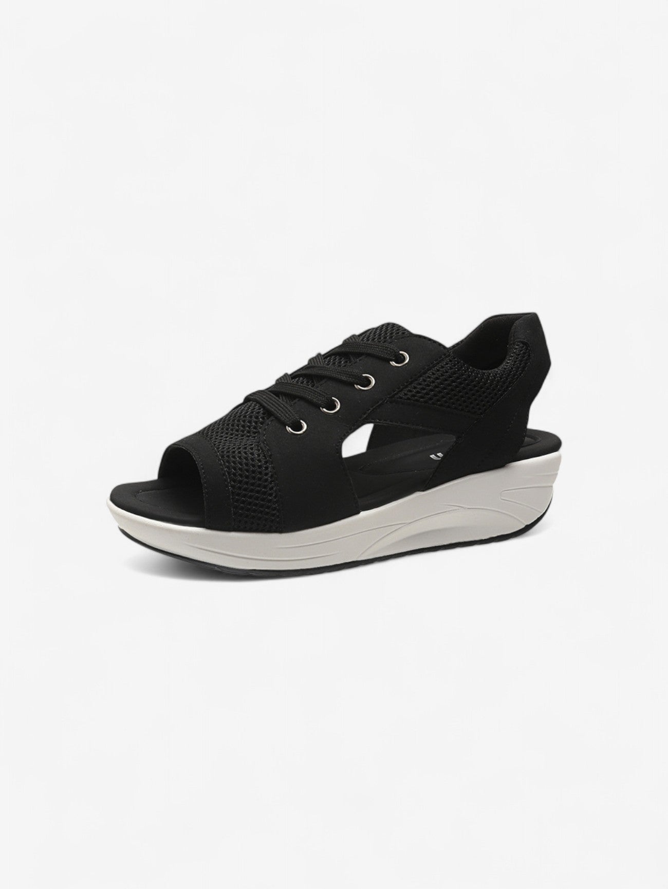 Jada | Women’s Open Toe Platform Summer Slip On Shoes