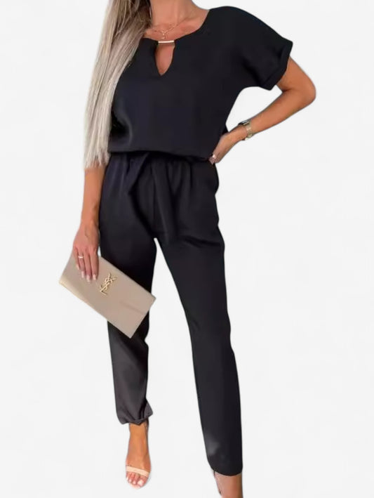 Jada | Women’s Elegant Short Sleeve Jumpsuit