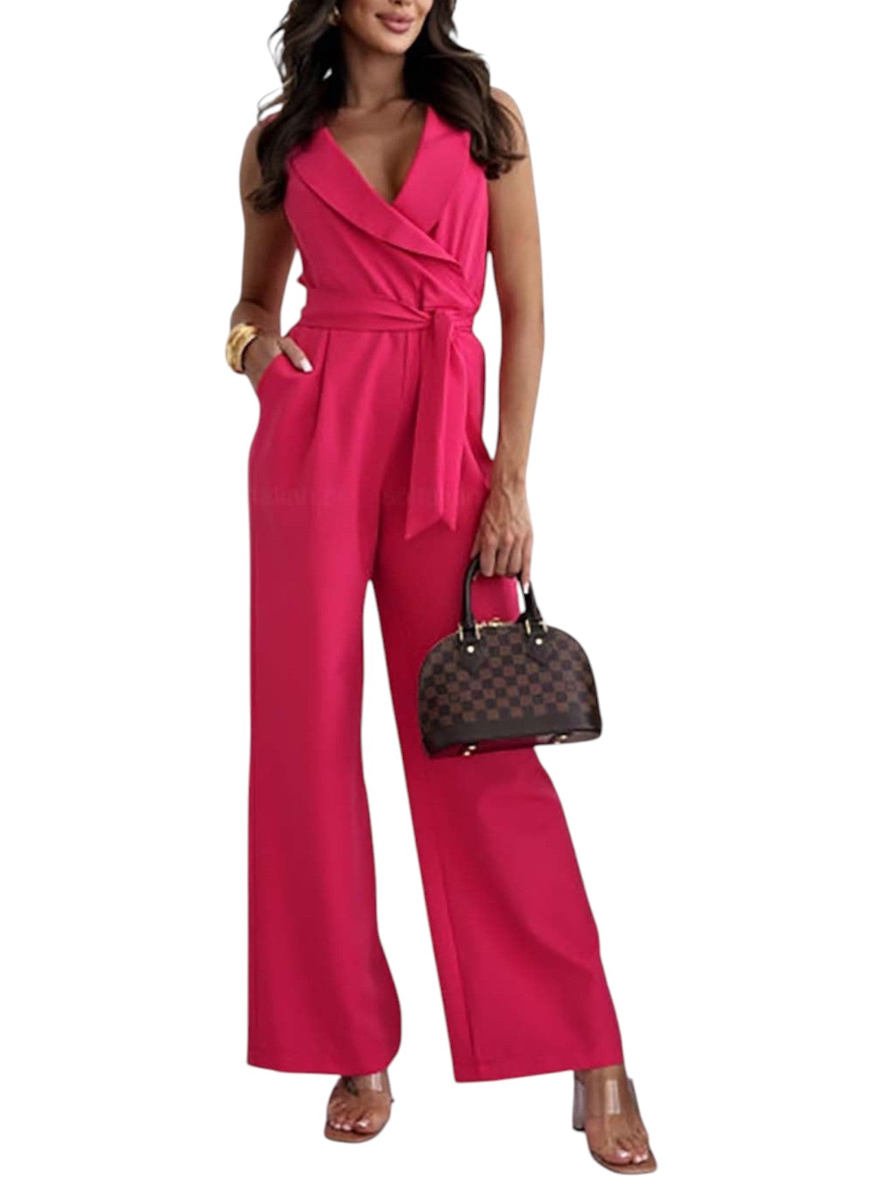 Jada | Women's Wide Leg Casual Jumpsuit