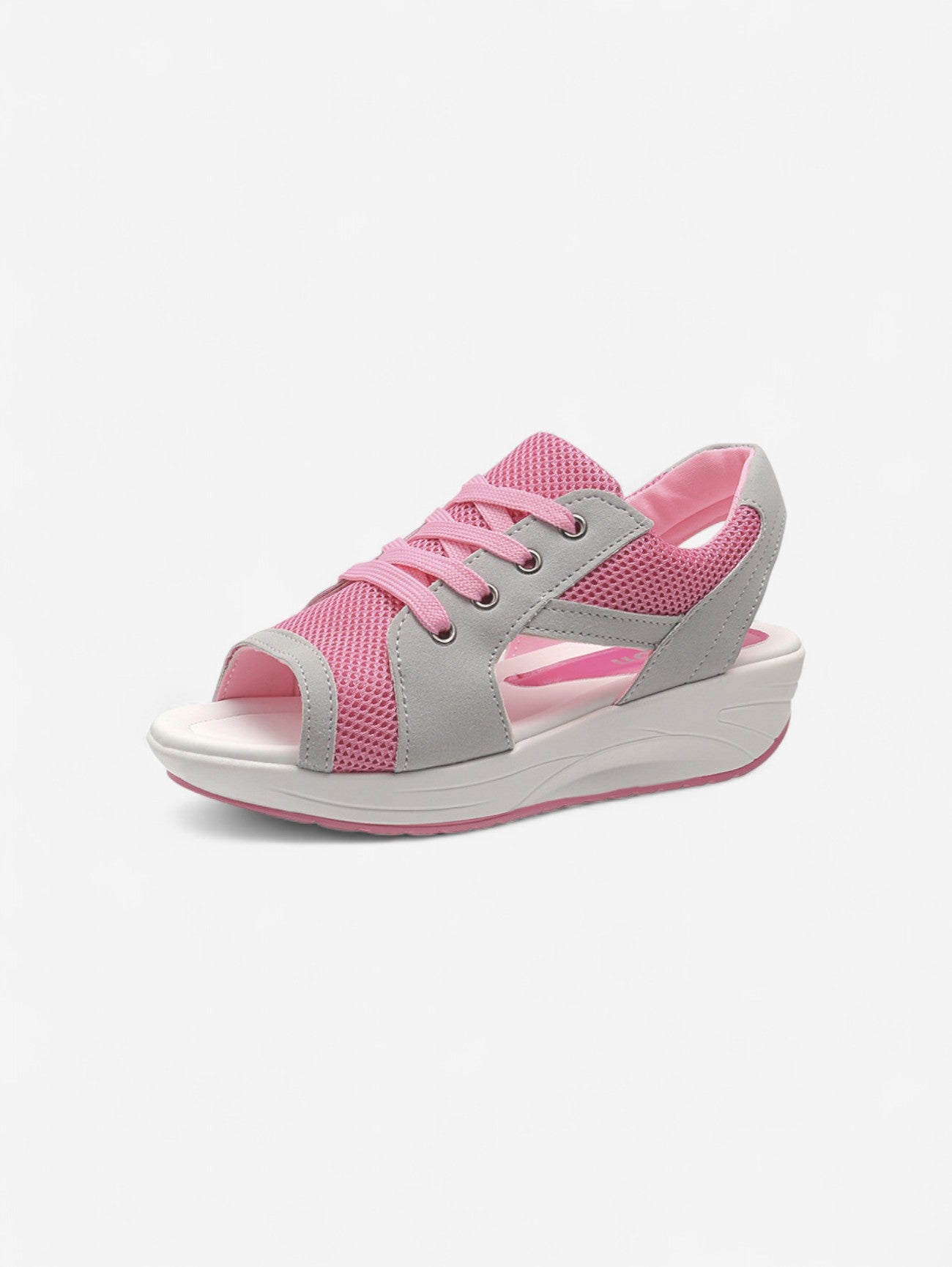Jada | Women’s Open Toe Platform Summer Slip On Shoes