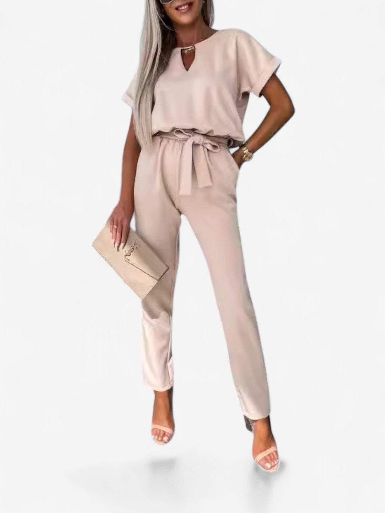 Jada | Women’s Elegant Short Sleeve Jumpsuit