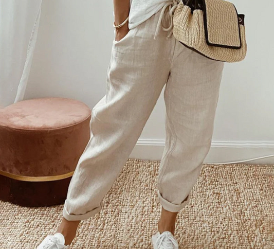 Jada | Women's Baggy Cropped Pants