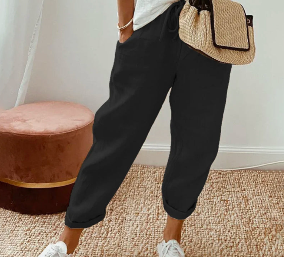 Jada | Women's Baggy Cropped Pants