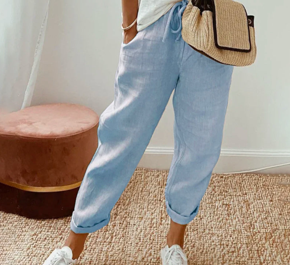 Jada | Women's Baggy Cropped Pants