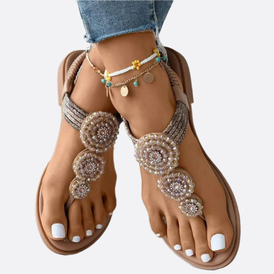 Jada | Women's Boho T-Strap Sandals