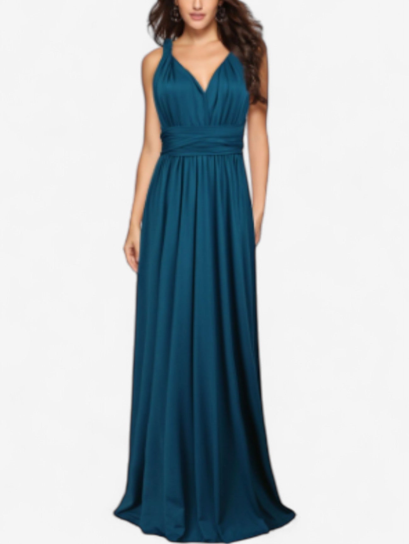 Jada | Women's Wedding Guest Formal Backless Maxi Dress