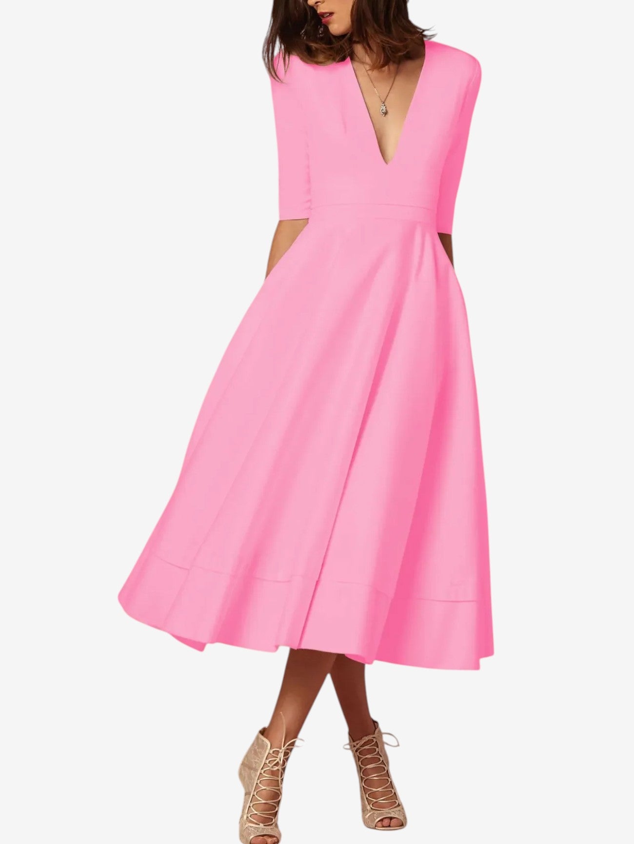Jada | Women's Wrap Formal Wedding Guest Maxi Dress