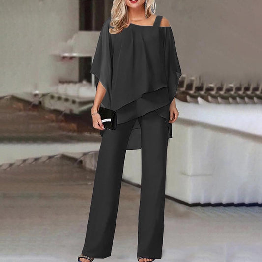 Jada | Women's Two Piece Wide Leg Trouser Set