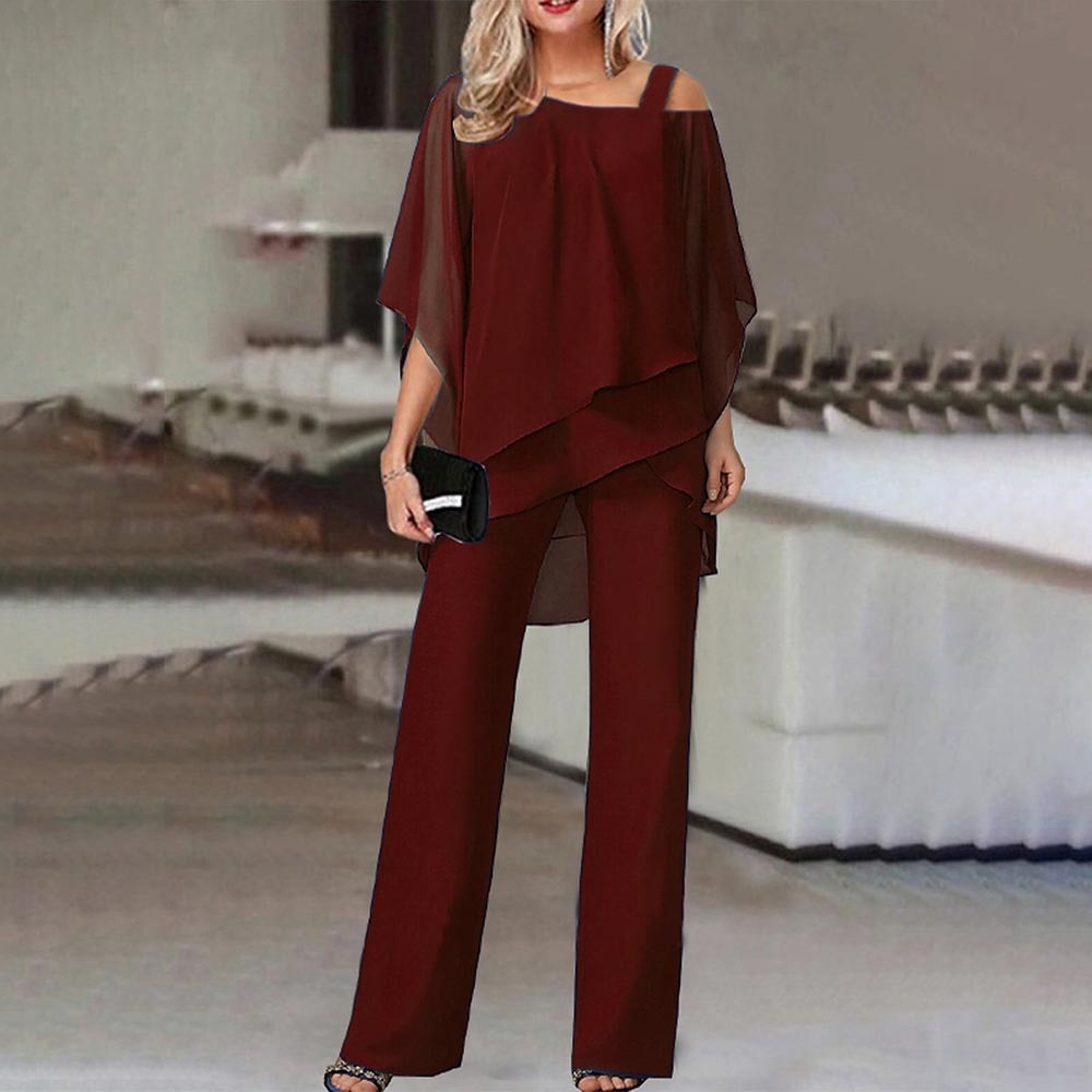 Jada | Women's Two Piece Wide Leg Trouser Set