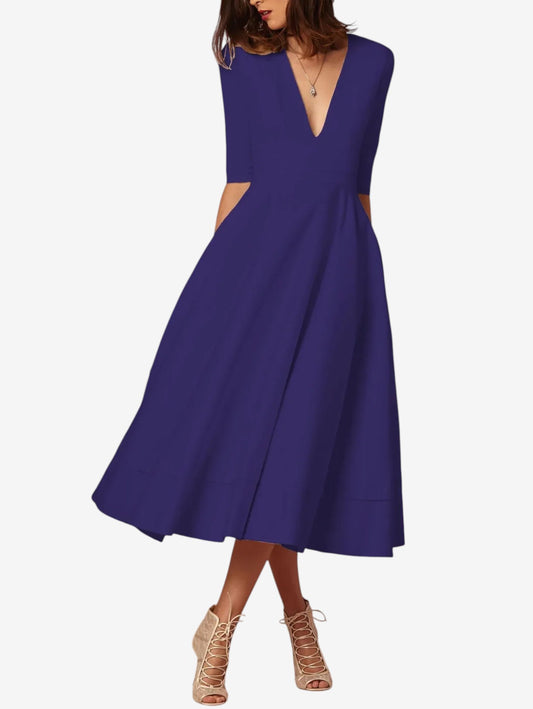 Jada | Women's Wrap Formal Wedding Guest Maxi Dress