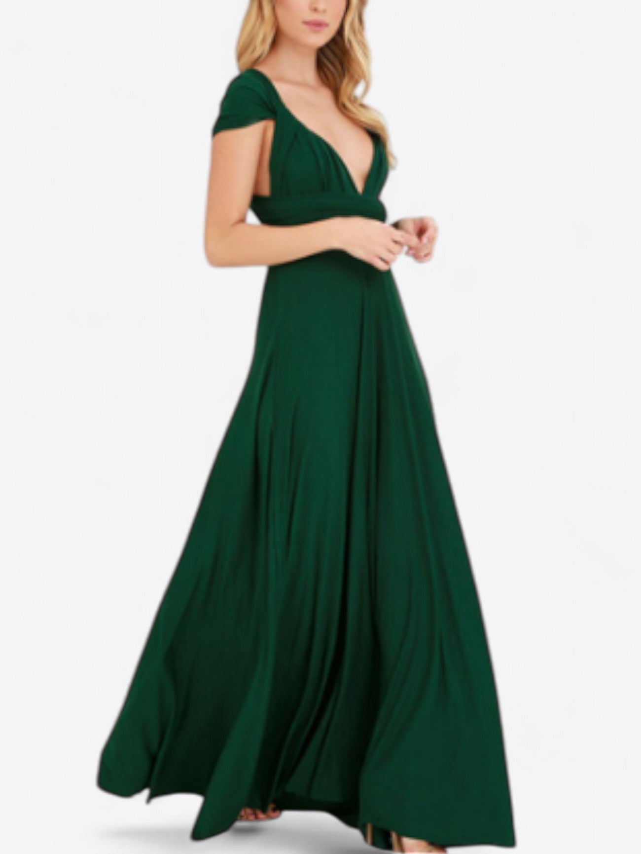 Jada | Women's Wedding Guest Formal Backless Maxi Dress
