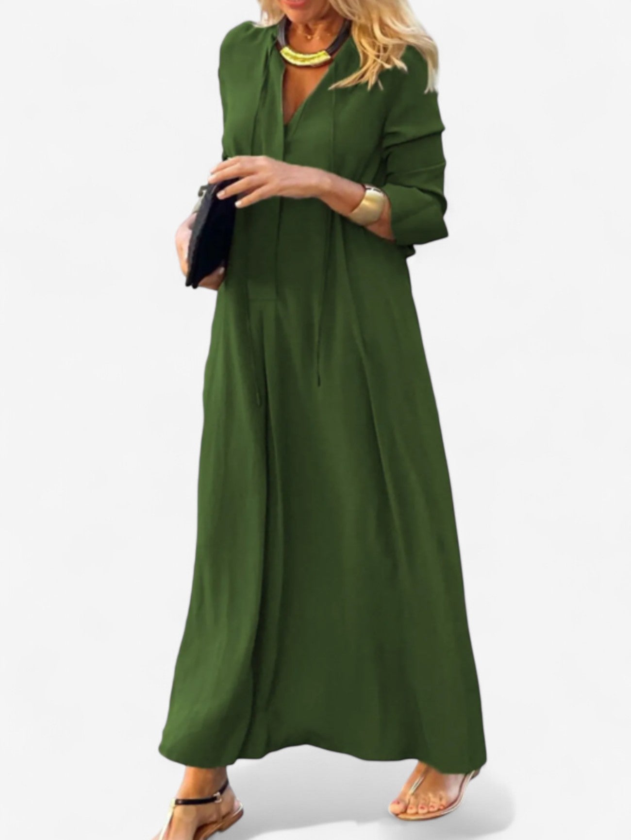 Jada | Women's Formal Long Sleeve Maxi Dress
