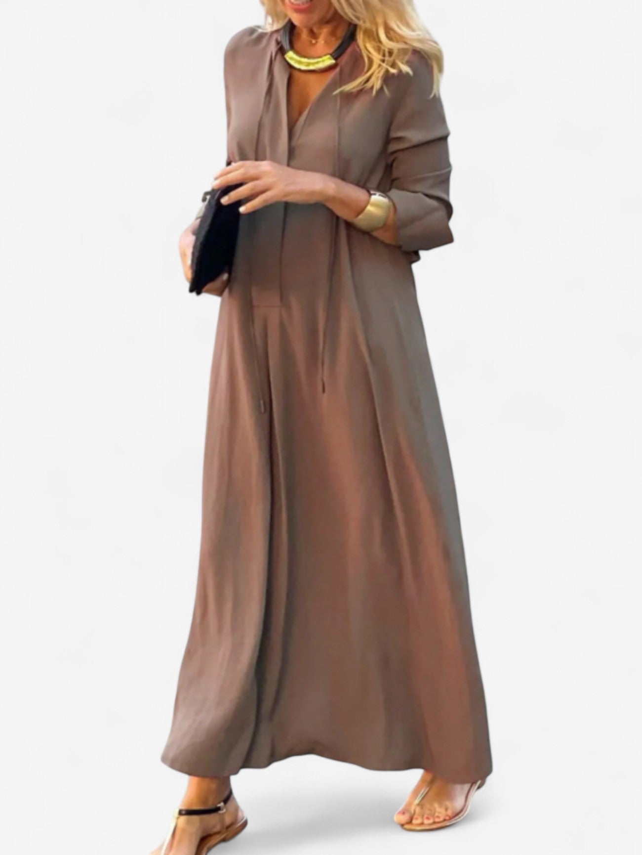Jada | Women's Formal Long Sleeve Maxi Dress