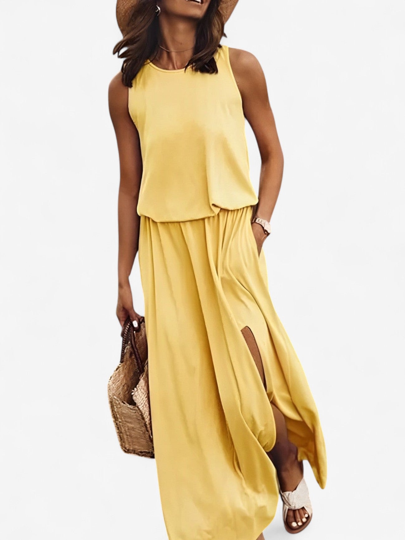 Jada | Women's Summer Maxi Sleeveless Dress