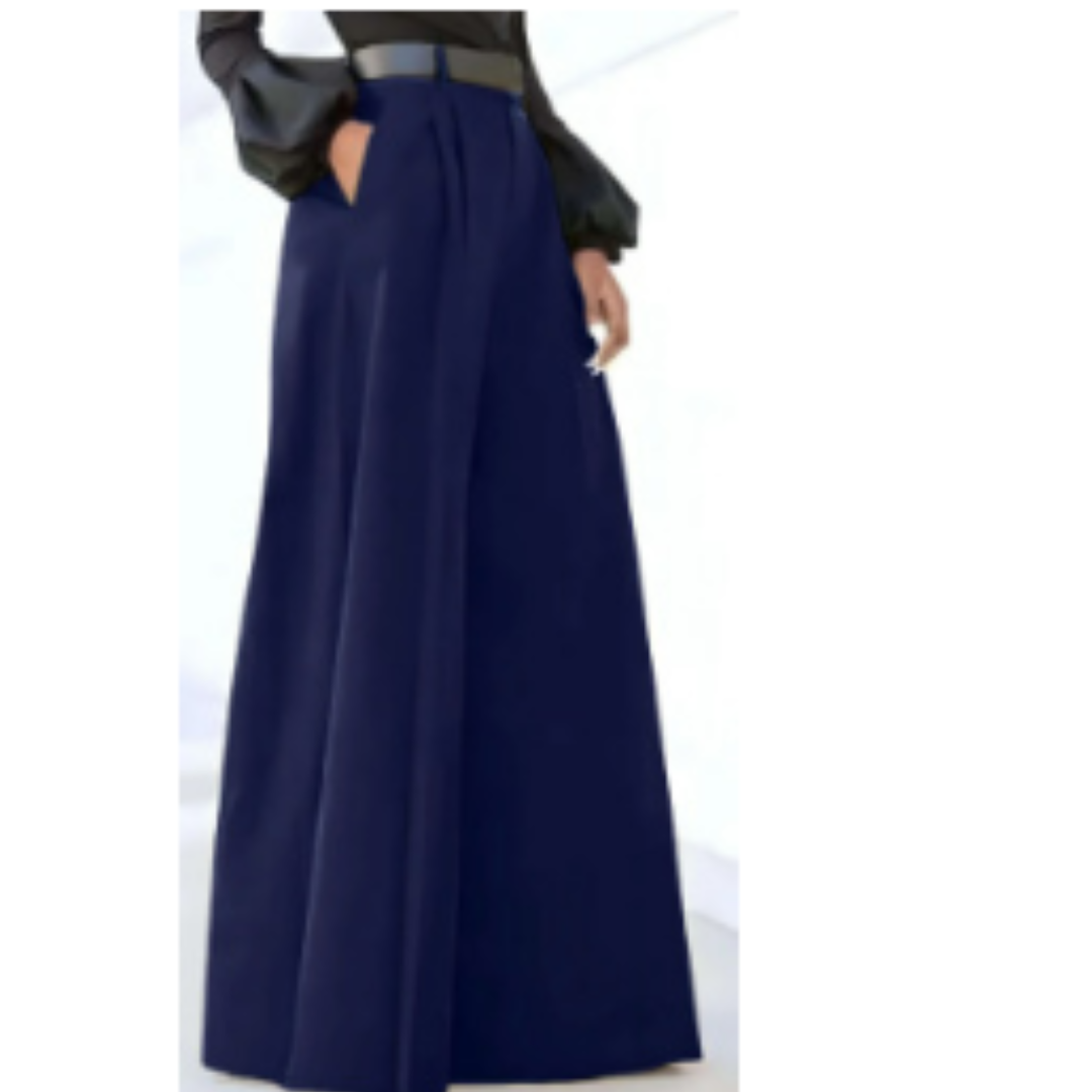 Jada | Women's High Waist Wide Leg Trousers