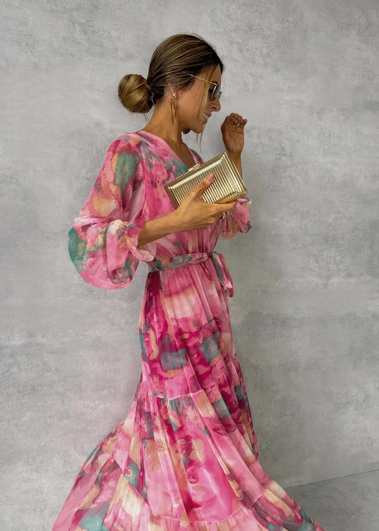 Jada | Women's Wedding Guest Wrap Summer Maxi Dress