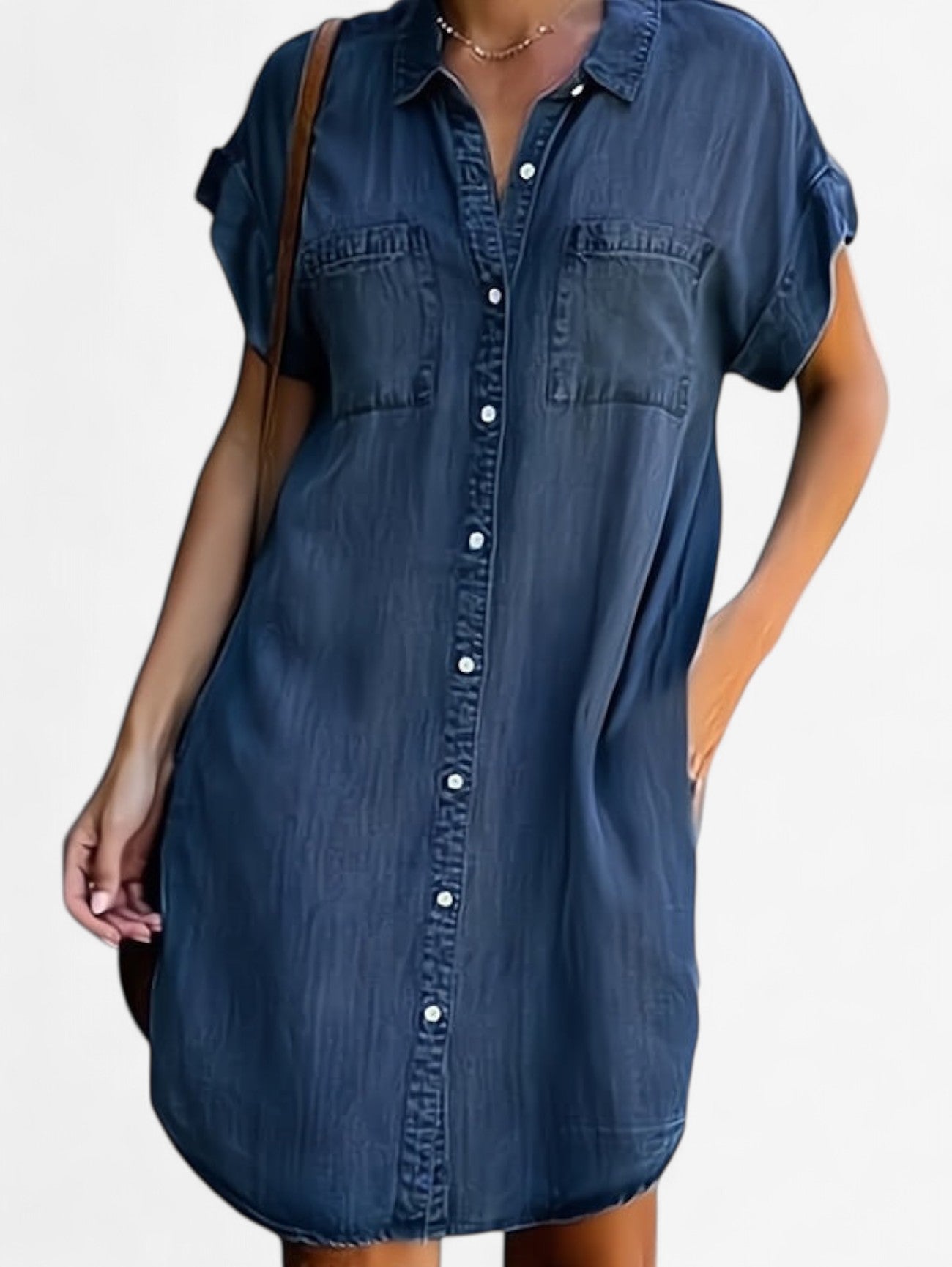 Jada | Women's Casual Summer Midi Shirt Dress