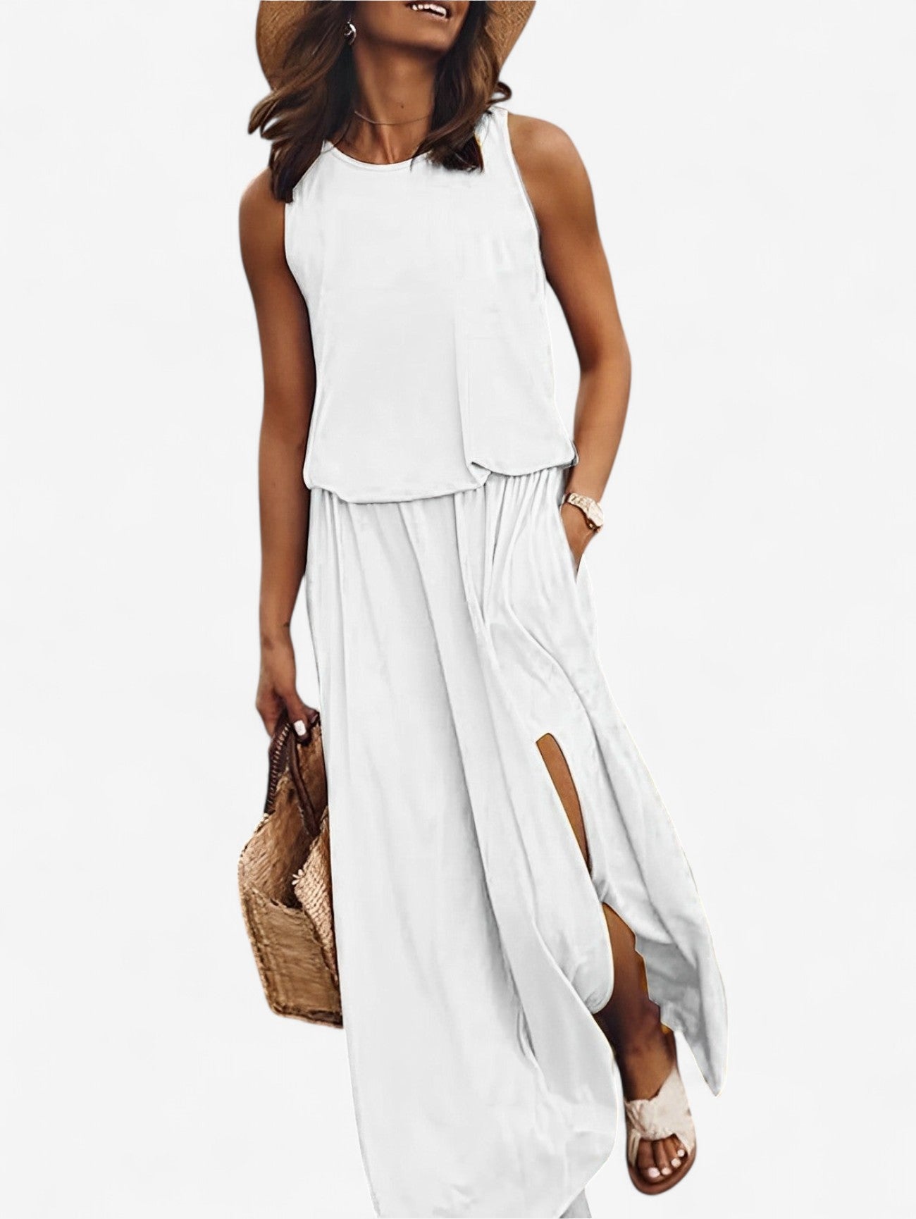 Jada | Women's Summer Maxi Sleeveless Dress