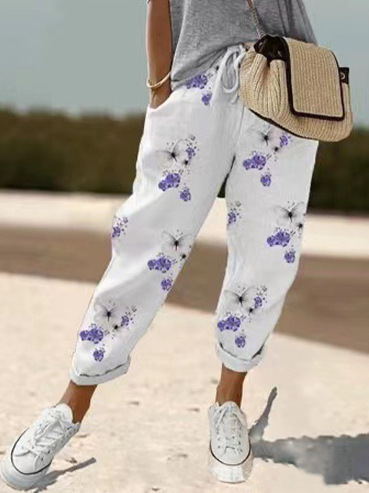 Jada | Women's Baggy Cropped Pants