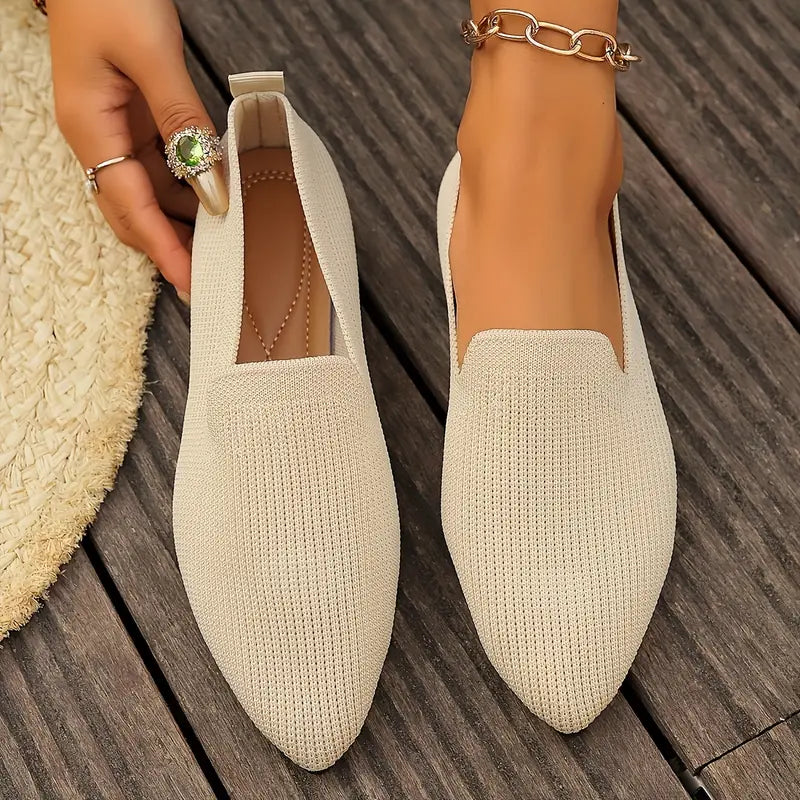 Jada | Women's Elegant Pointed-Toe Slip-On Flats
