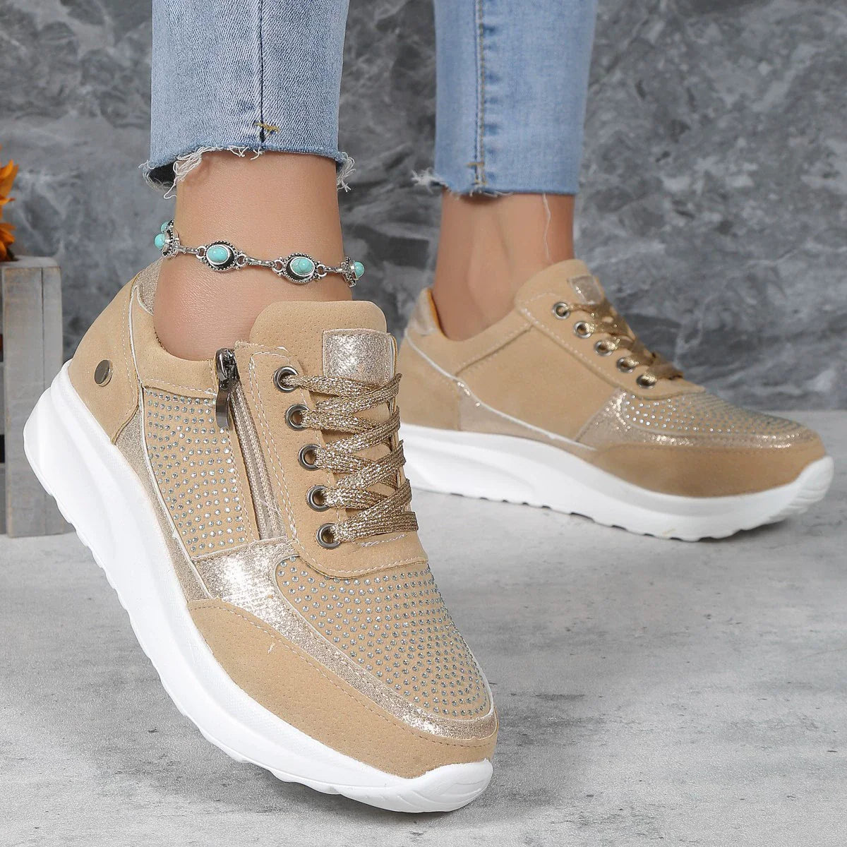 Jada | Women's Walking Arch Support Trainers
