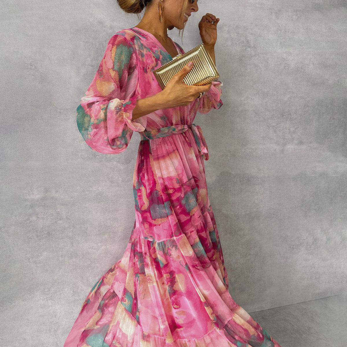 Jada | Women's Wedding Guest Wrap Summer Maxi Dress