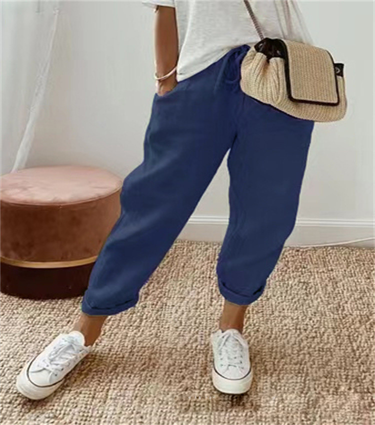 Jada | Women's Baggy Cropped Pants