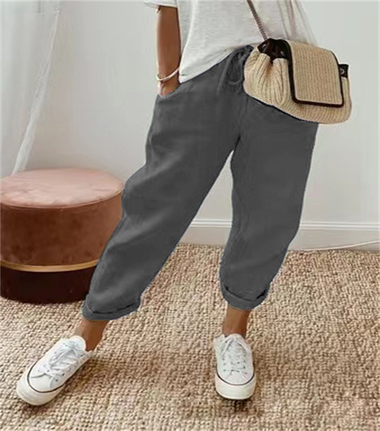 Jada | Women's Baggy Cropped Pants