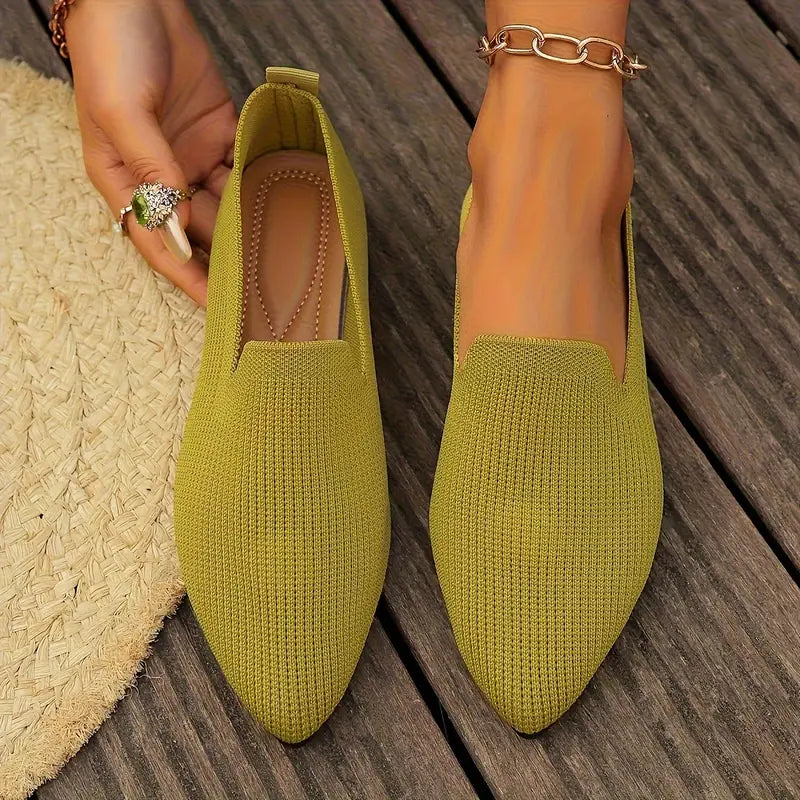 Jada | Women's Elegant Pointed-Toe Slip-On Flats