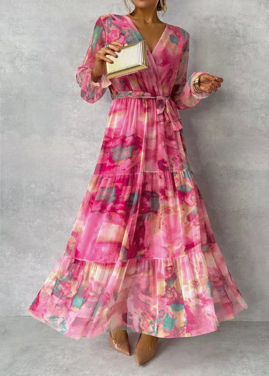Jada | Women's Wedding Guest Wrap Summer Maxi Dress